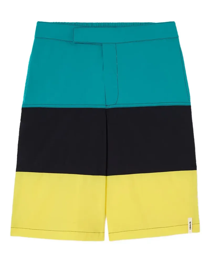 SUNNEI Badeshorts in Colour-Block-Optik - Blau Blau