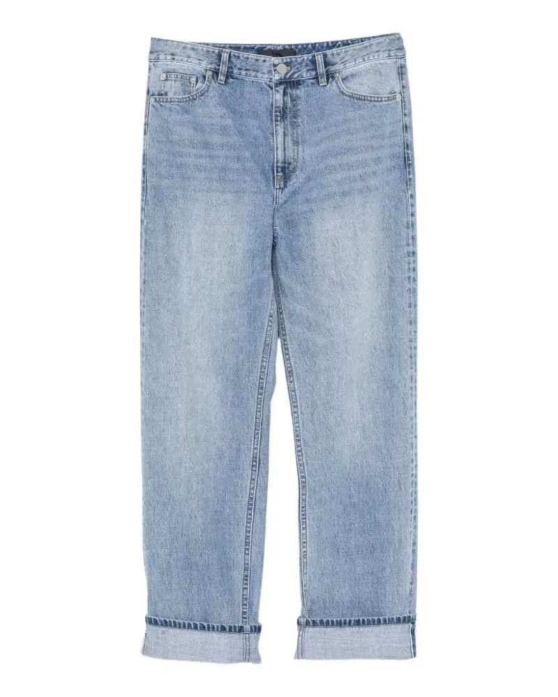 tibi Ausgeblichene Jeans - Blau Blau