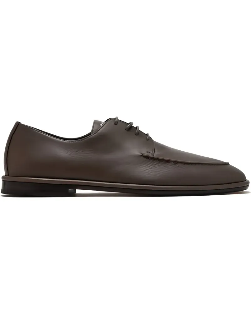 Ferragamo Schnürschuhe aus Leder - Braun Braun