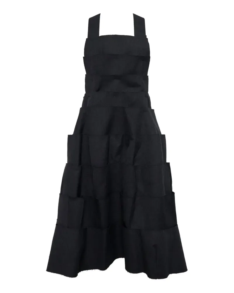 Comme des Garçons Midikleid im Layering-Look - Grau Grau