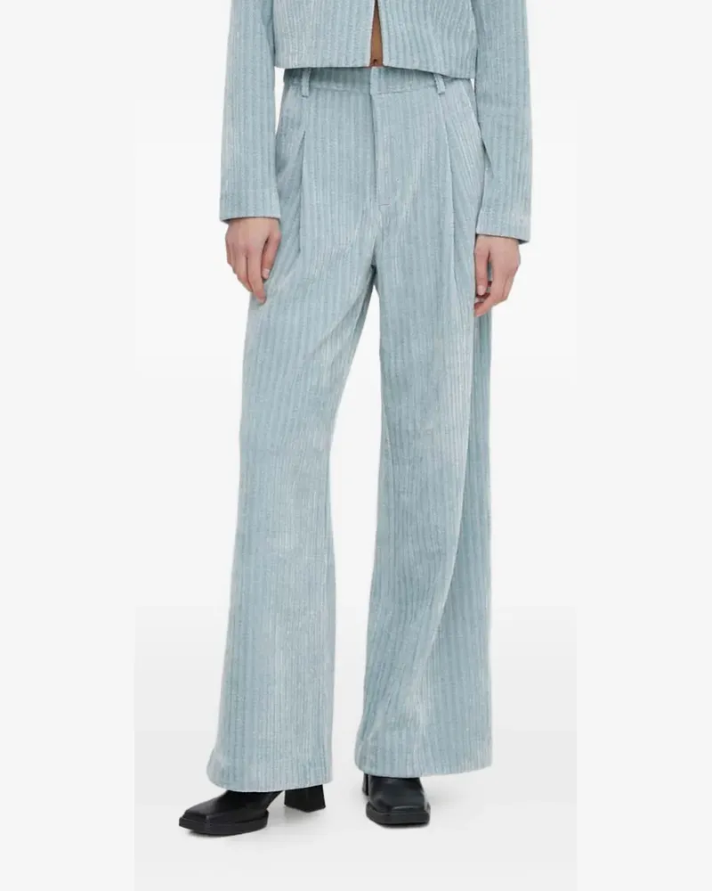 Gestuz ElnoraGZ corduroy trousers - Blau Blau