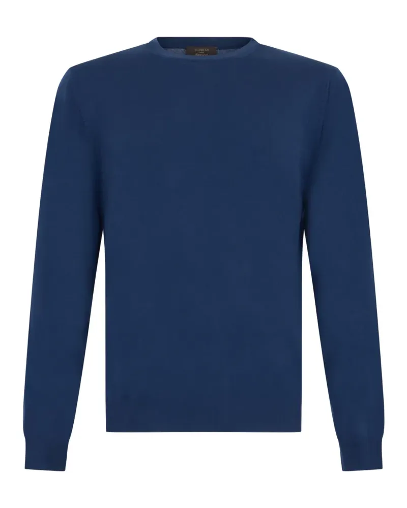 Slowear Pullover mit rundem Ausschnitt - Blau Blau