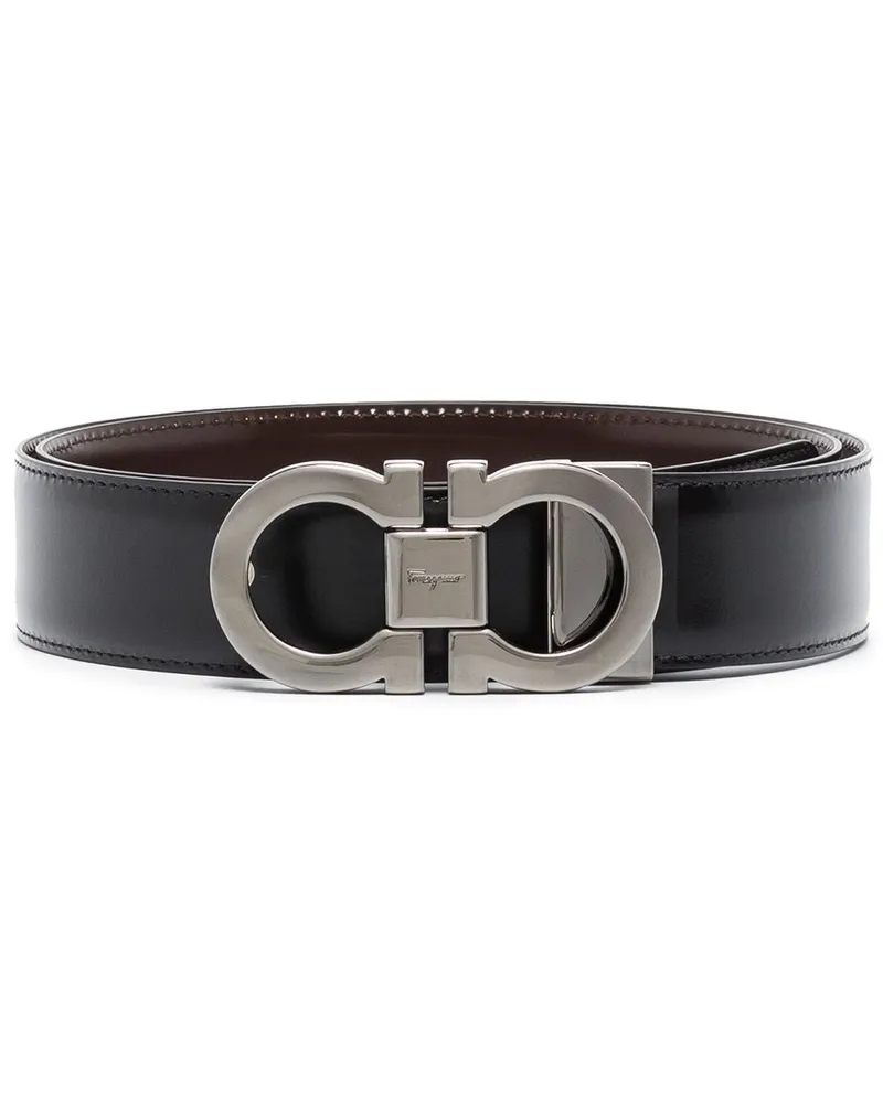 Ferragamo Gürtel mit Gancini-Schnalle - Schwarz Schwarz