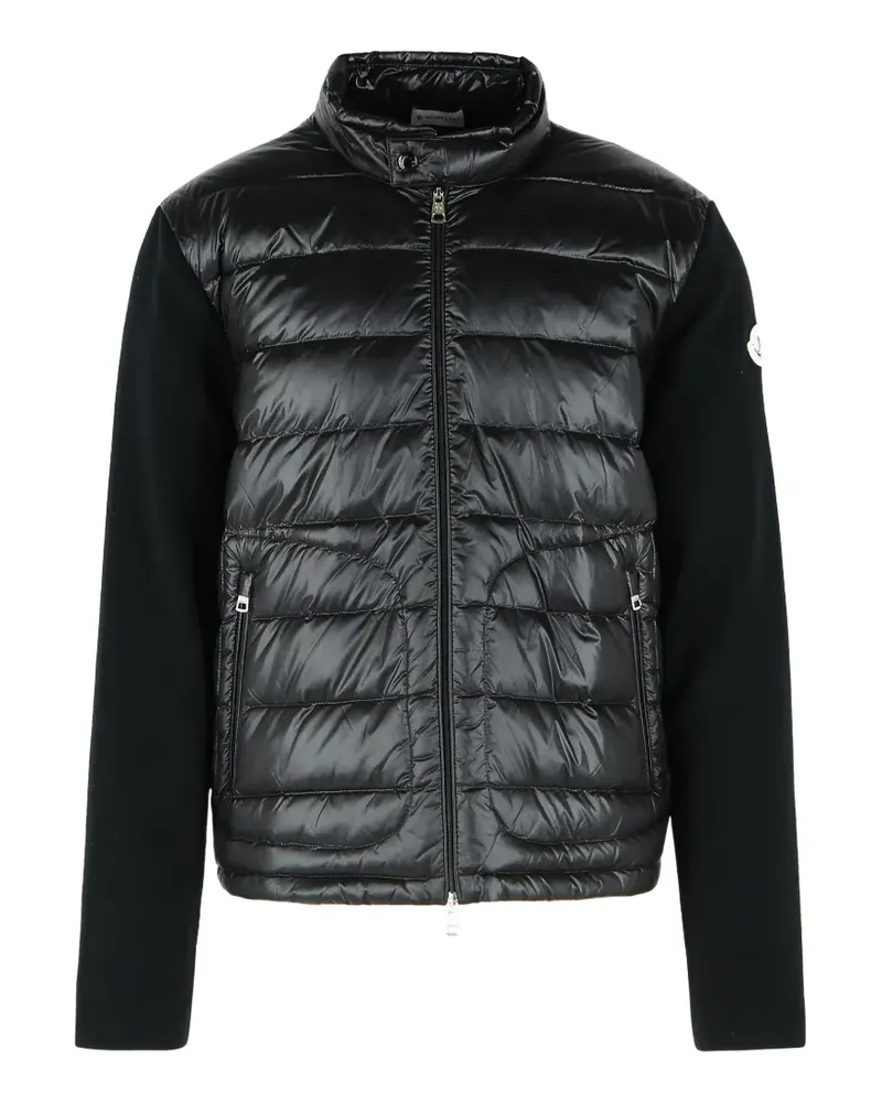Moncler panelled padded jacket - Schwarz Schwarz