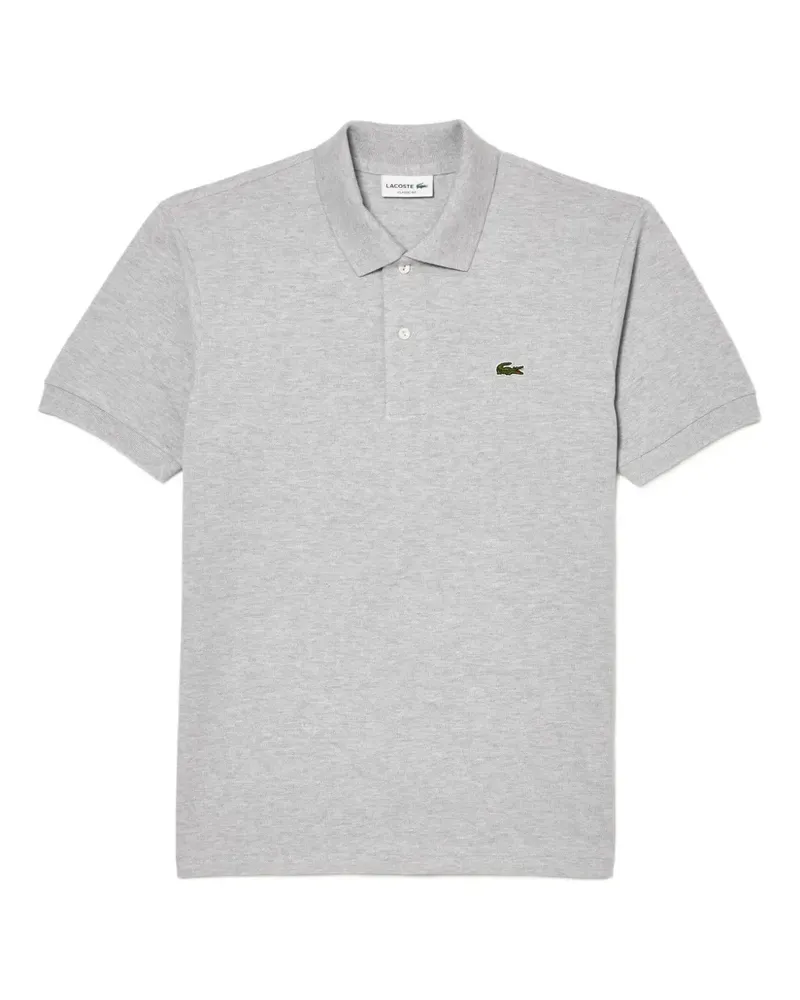 Lacoste Poloshirt mit Logo-Stickerei - Grau Grau