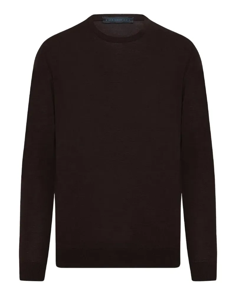 Kiton Blue Diamond Pullover aus Wolle - Braun Braun
