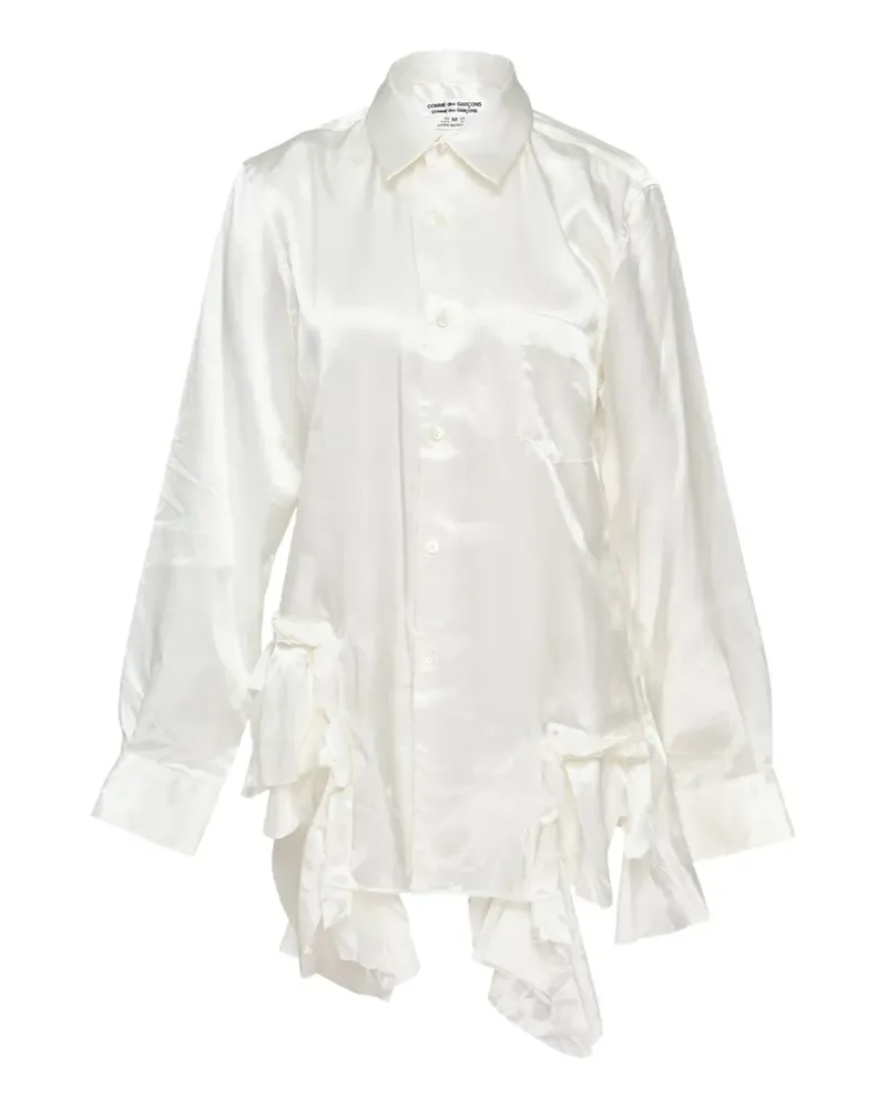 Comme des Garçons ruffled shirt - Weiß Weiß
