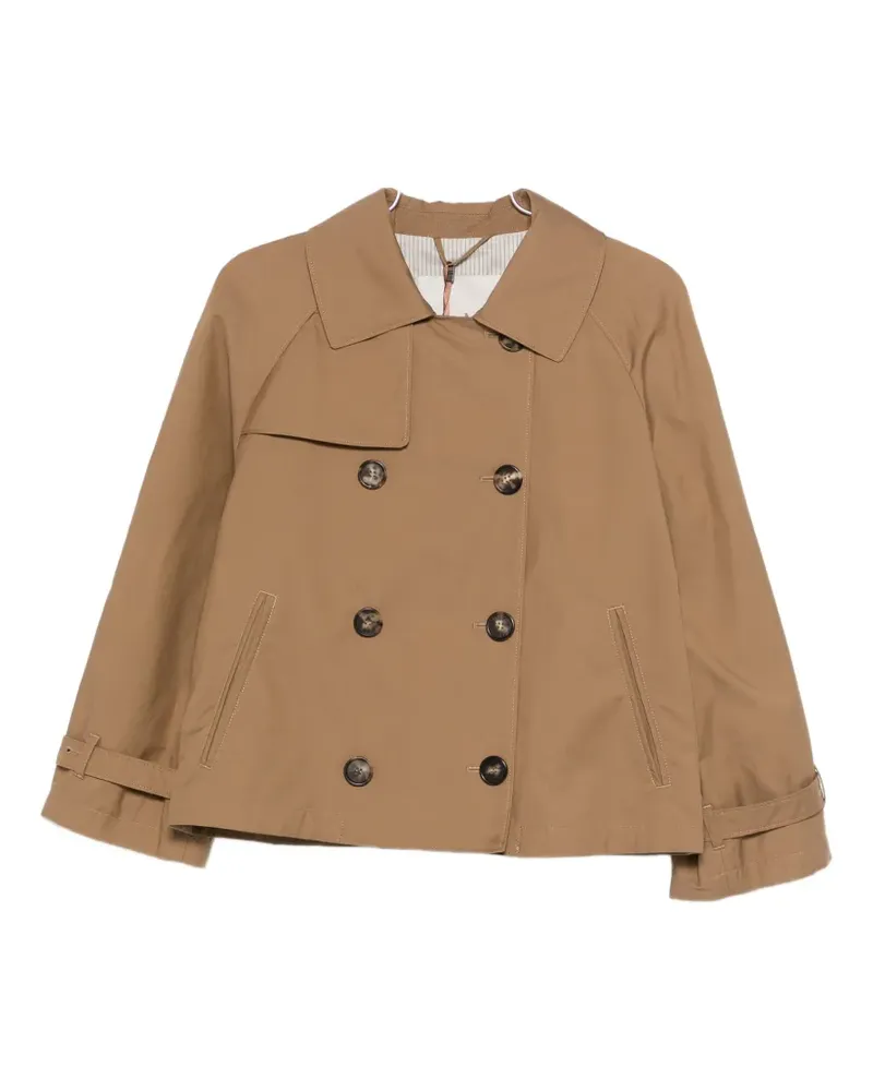 Max Mara double-breasted trench jacket - Braun Braun