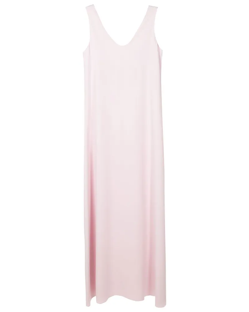 Gloria Coelho Ärmelloses Maxikleid mit V-Ausschnitt - Rosa Rosa