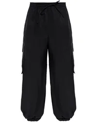 Y-3 Cargohose mit elastischem Bund Schwarz