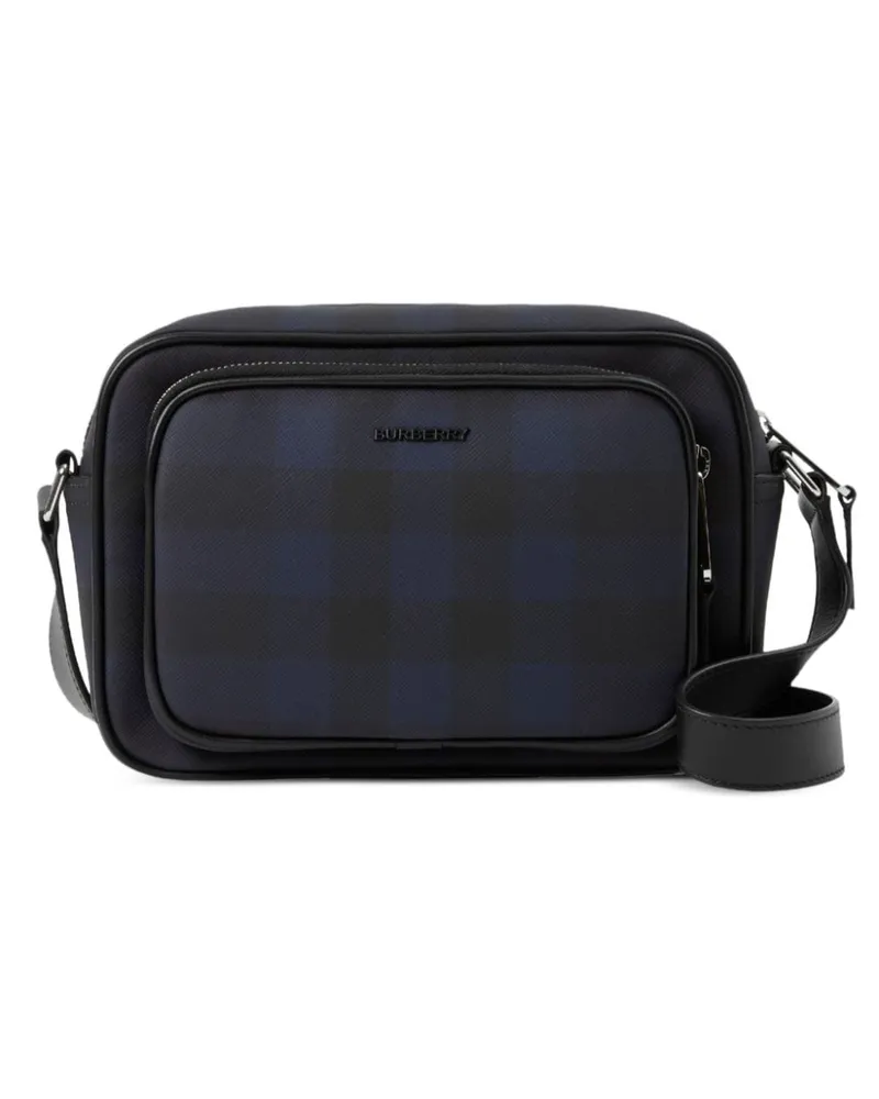 Burberry Paddy Kuriertasche mit Karomuster - Blau Blau