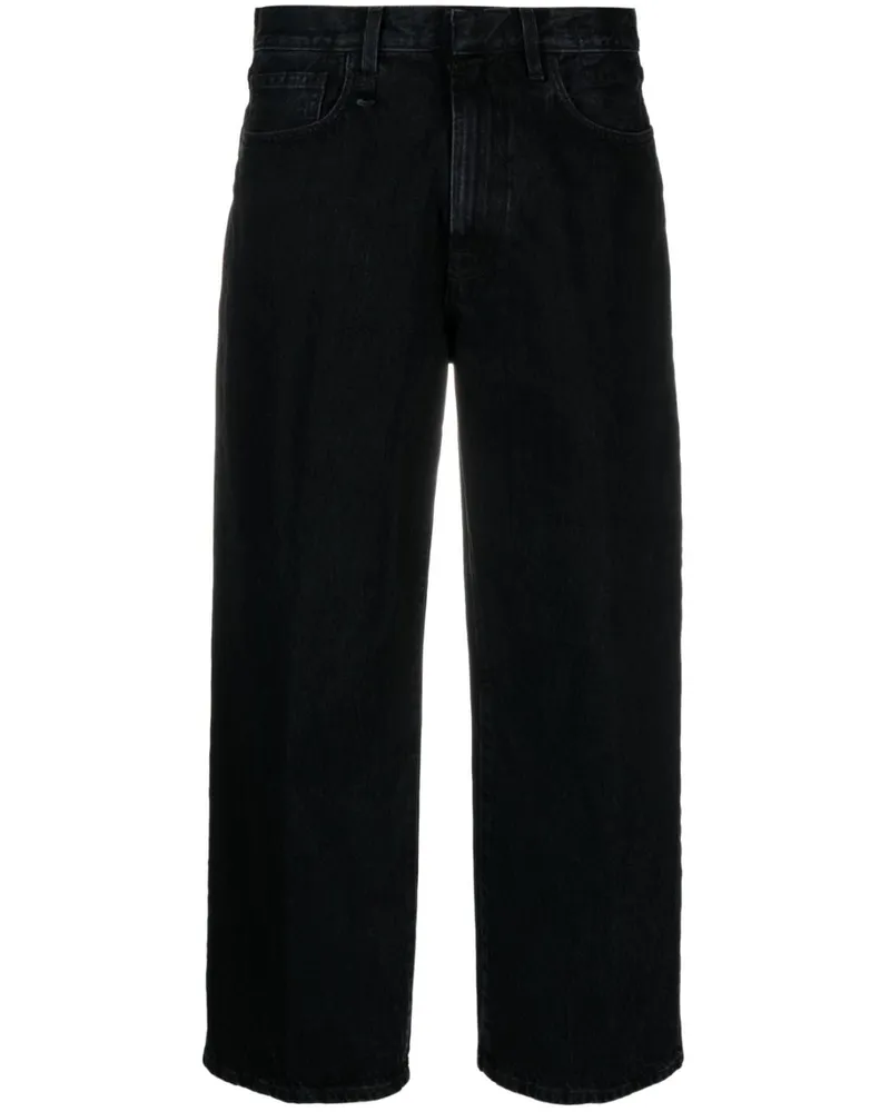 R13 Halbhohe D'arcy Cropped-Jeans - Schwarz Schwarz
