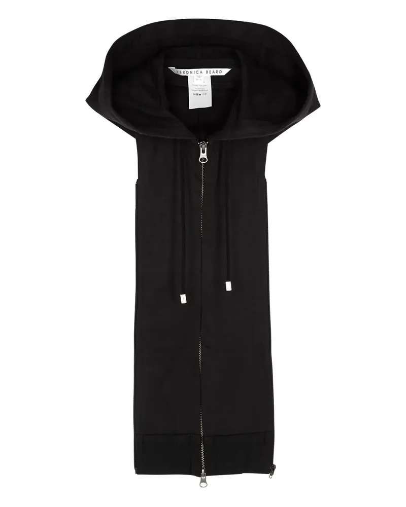 Veronica Beard Kapuzenweste aus Baumwollgemisch - Schwarz Schwarz