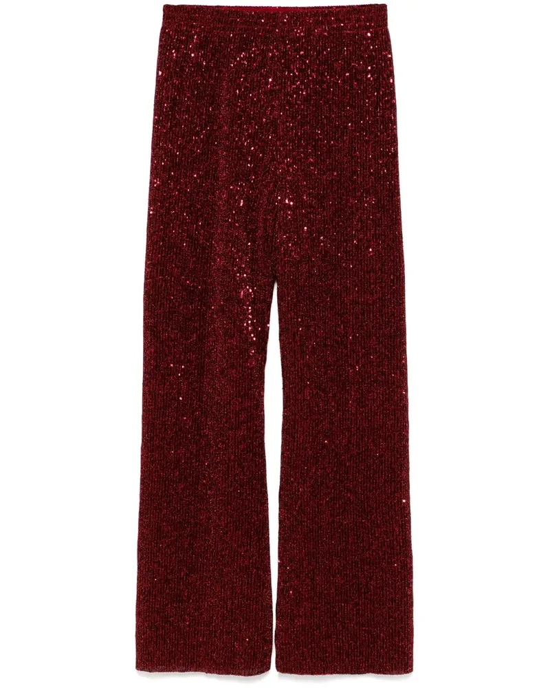 Stine Goya Lange Hose mit Pailletten - Rot Rot