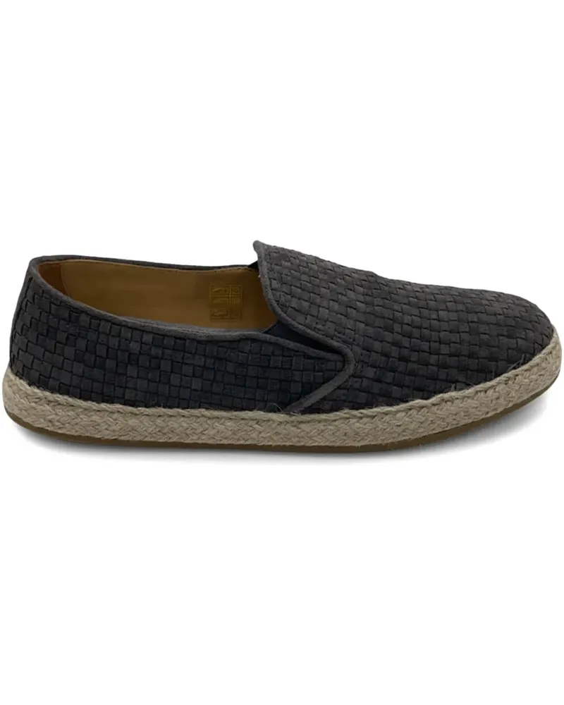Brunello Cucinelli Gewebte Espadrille-Loafer - Grau Grau