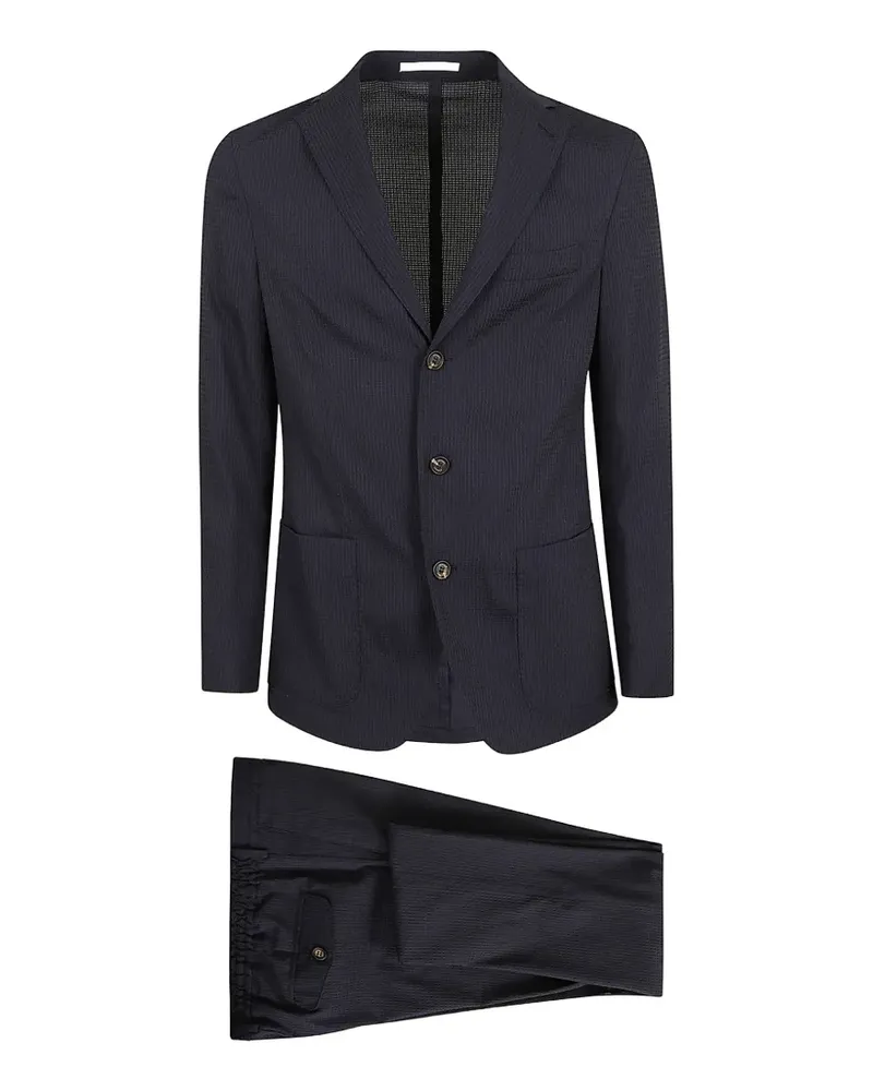 Eleventy buttoned suit - Blau Blau