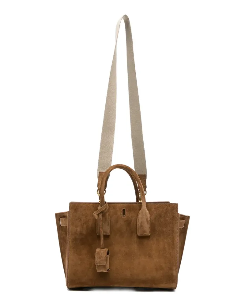Saint Laurent small Sac De Jour tote bag - Braun Braun