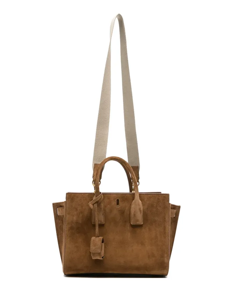 Saint Laurent small Sac De Jour tote bag - Braun Braun