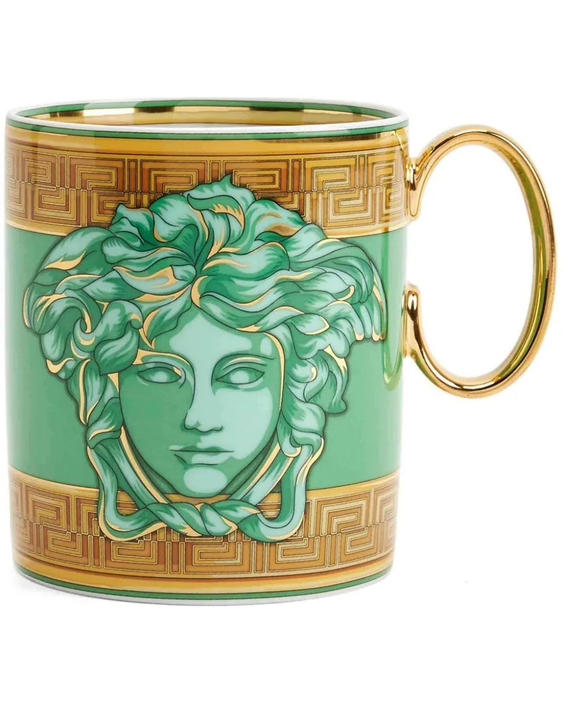 Versace Tasse mit Medusa Amplified-Print - Weiß Weiß