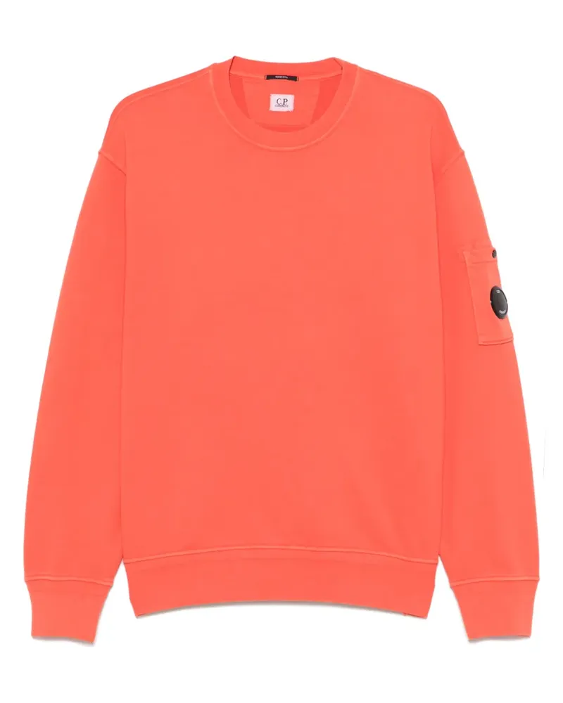 C.P. Company Sweatshirt mit Linsen-Detail - Orange Orange