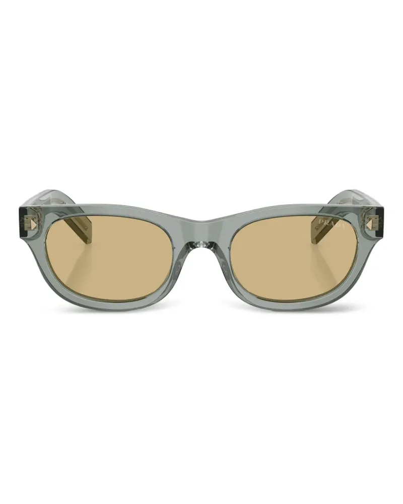 Prada Icon metal-plate sunglasses - Grün Grün