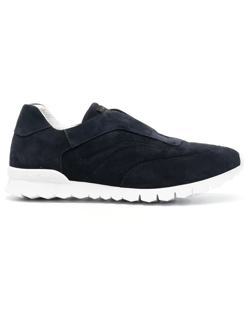Kiton Klassische Slip-On-Sneakers - Blau Blau