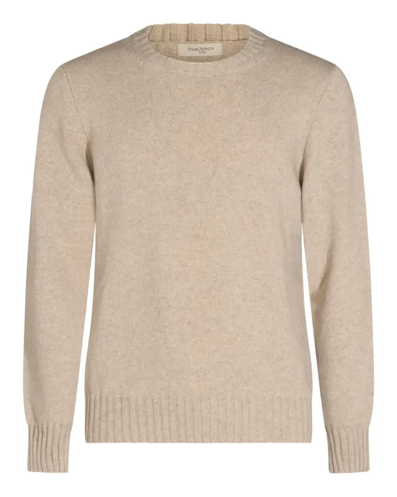Piacenza Cashmere Kaschmirpullover mit rundem Ausschnitt - Nude Nude