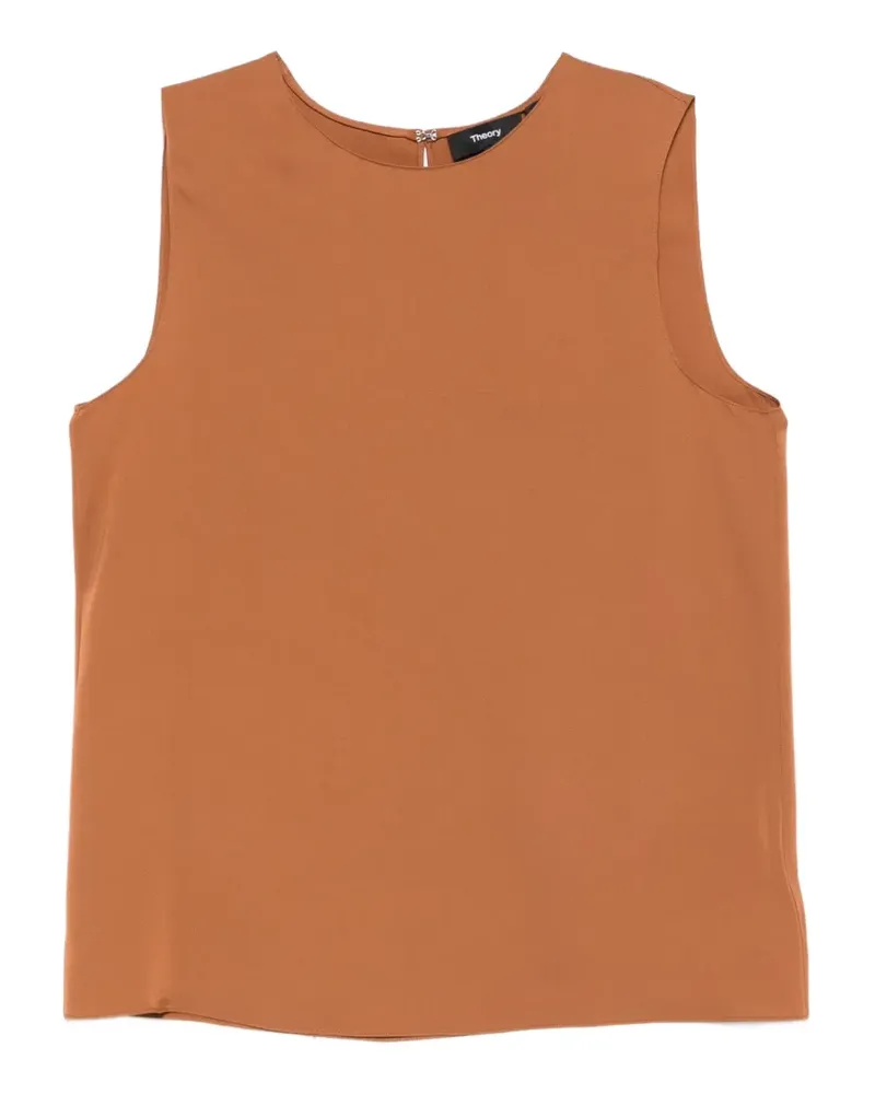Theory sleeveless round-neck blouse - Braun Braun