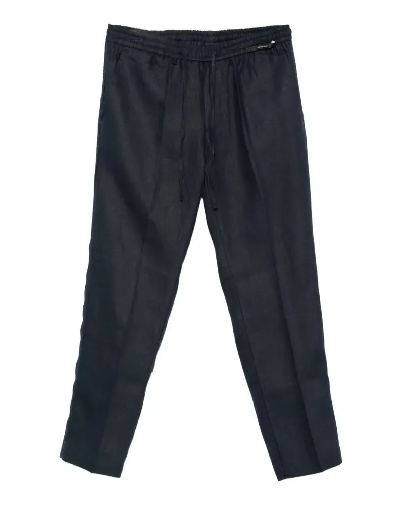 MICHAEL COAL drawstring elasticated-waist trousers - Blau Blau