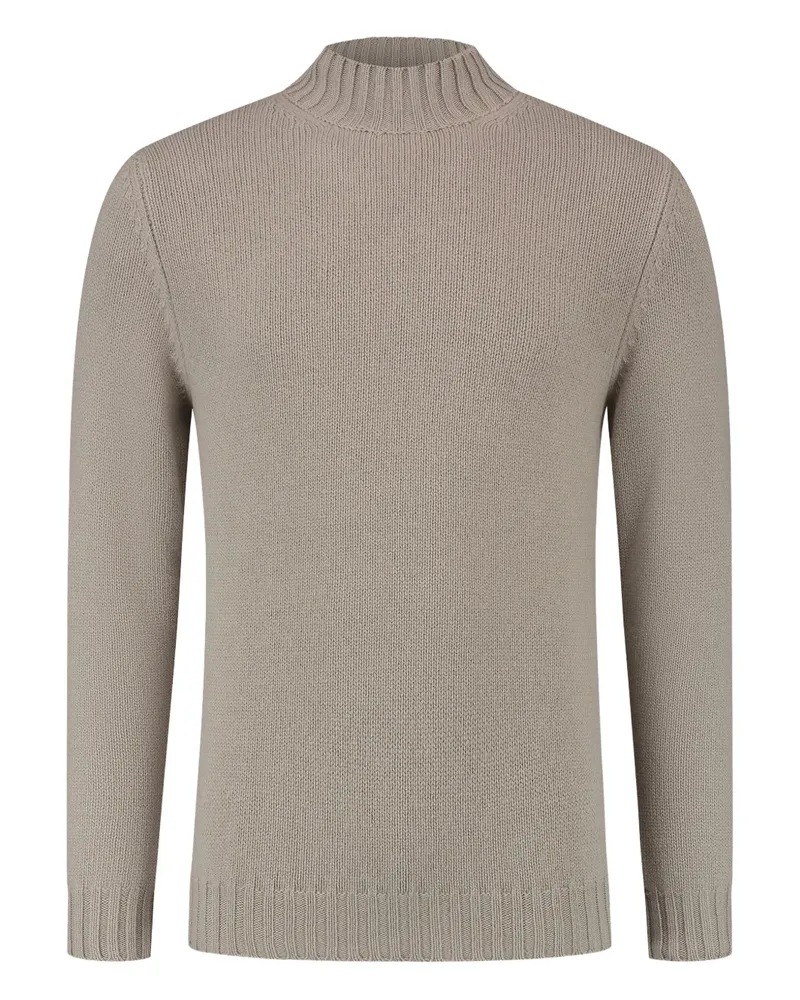Fedeli Pullover mit Stehkragen - Nude Nude