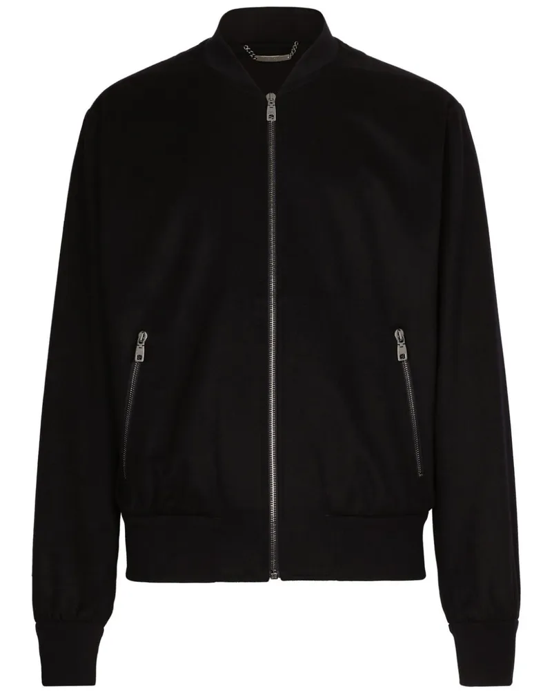 Dolce & Gabbana Bomberjacke aus Kaschmir - Blau Blau