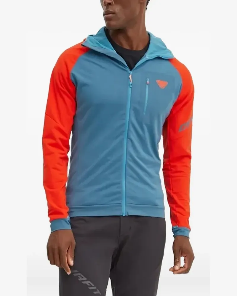 Dynafit Hoodie mit Logo-Print - Blau Blau