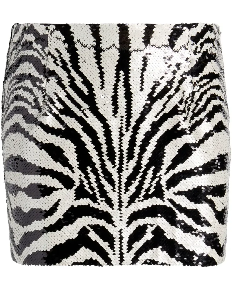 Cinq à Sept Sequin Zebra Rock - Weiß Weiß