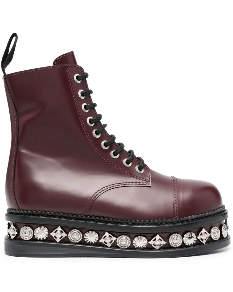 Toga Stiefel aus Leder - Rot Rot