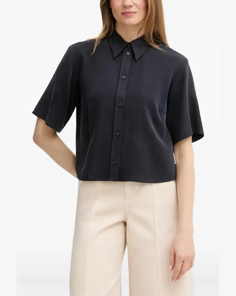 Marc O'Polo short-sleeve button-down shirt - Blau Blau