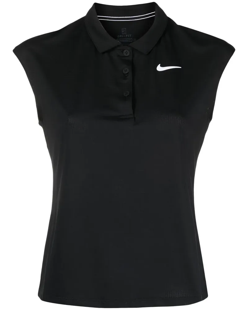Nike Top mit Logo - Schwarz Schwarz
