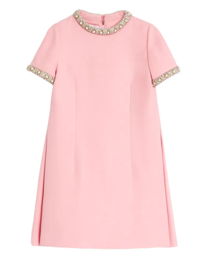 Valentino Garavani Crepe Couture Minikleid mit Stickerei - Rosa Rosa