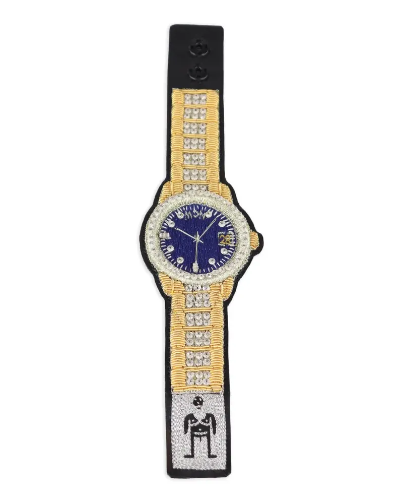 Walter van Beirendonck Geknöpftes Classic Armband - Blau Blau