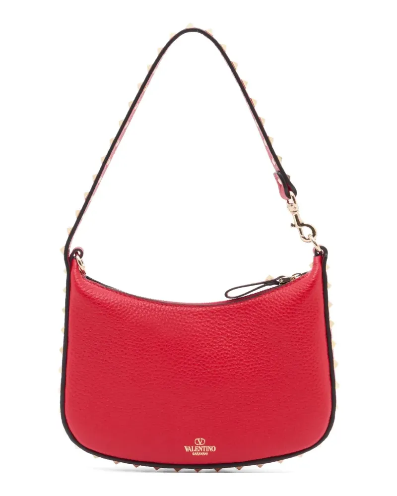 Valentino Garavani mini Rockstud bag in grainy calfskin - Rot Rot