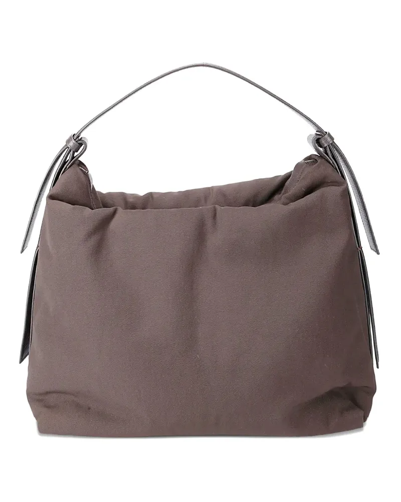 Studio Nicholson Transit Schultertasche mit Lederdetails - Braun Braun