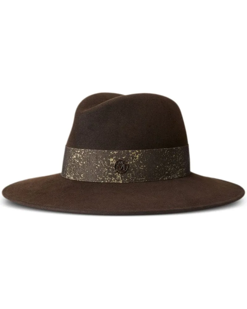 Maison Michel Zango Fedora - Braun Braun