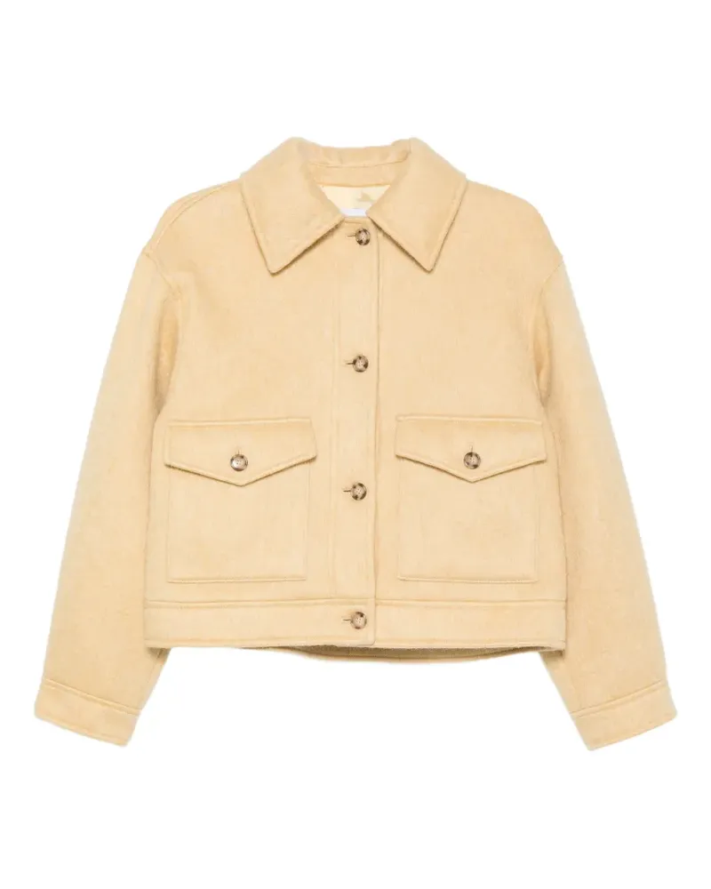 Manuel Ritz flap-pocket buttoned jacket - Gelb Gelb