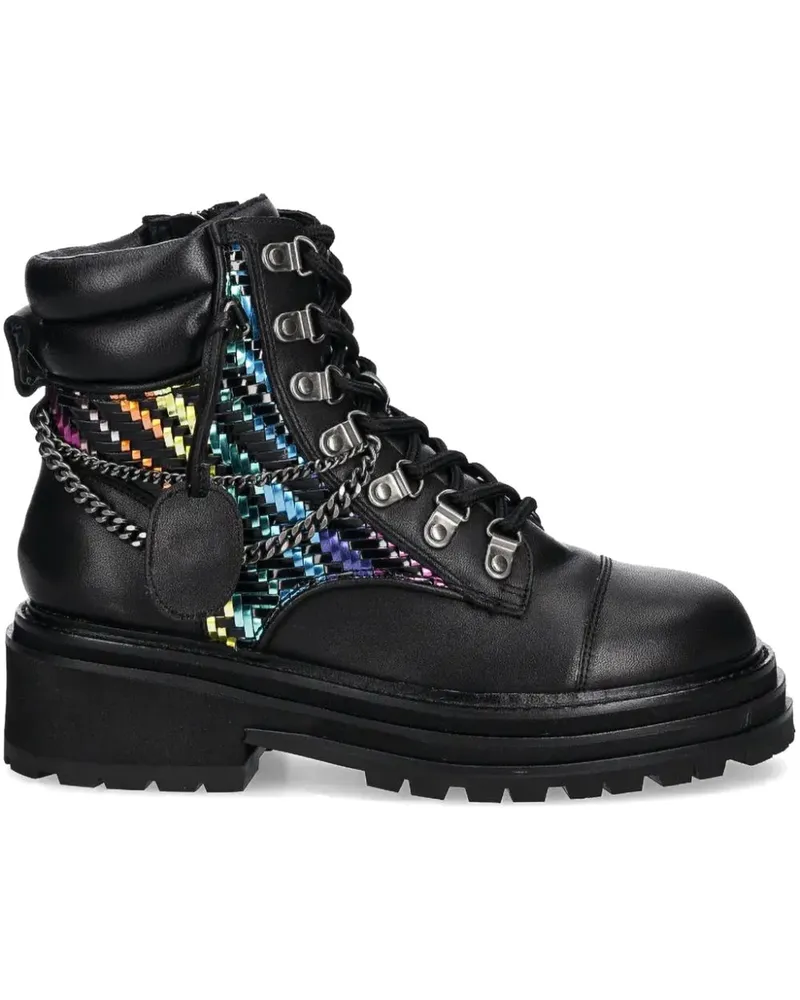 Kurt Geiger Chelsea Bikerstiefel 55mm - Schwarz Schwarz