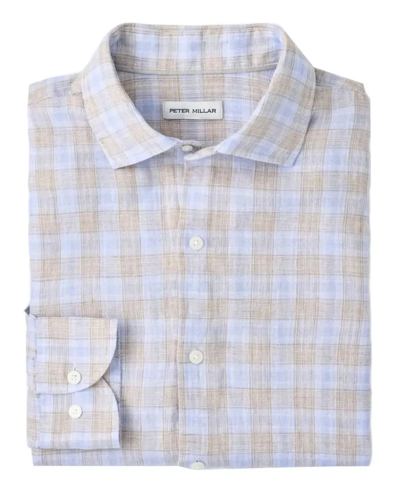 Peter Millar Milo check-pattern shirt - Blau Blau