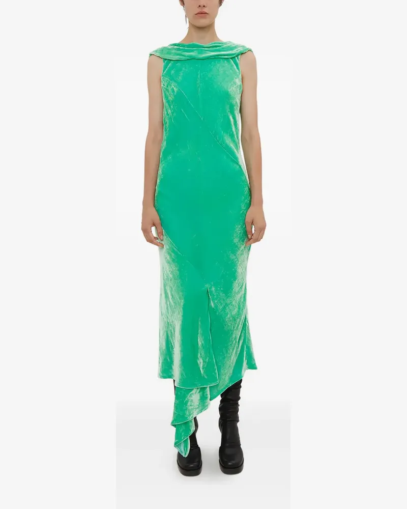 Theyskens' Theory draped asymmetric dress - Grün Grün