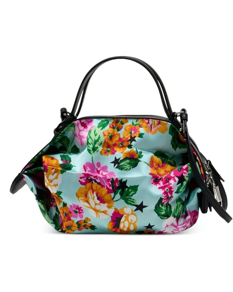 Kenzo floral-print tote bag - Blau Blau