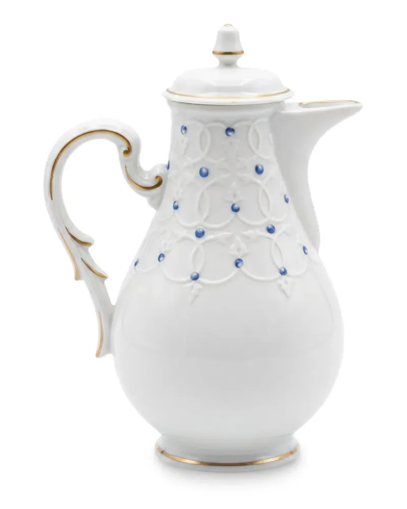 Ginori 1735 Museo Le Perle Kaffeekanne - Weiß Weiß