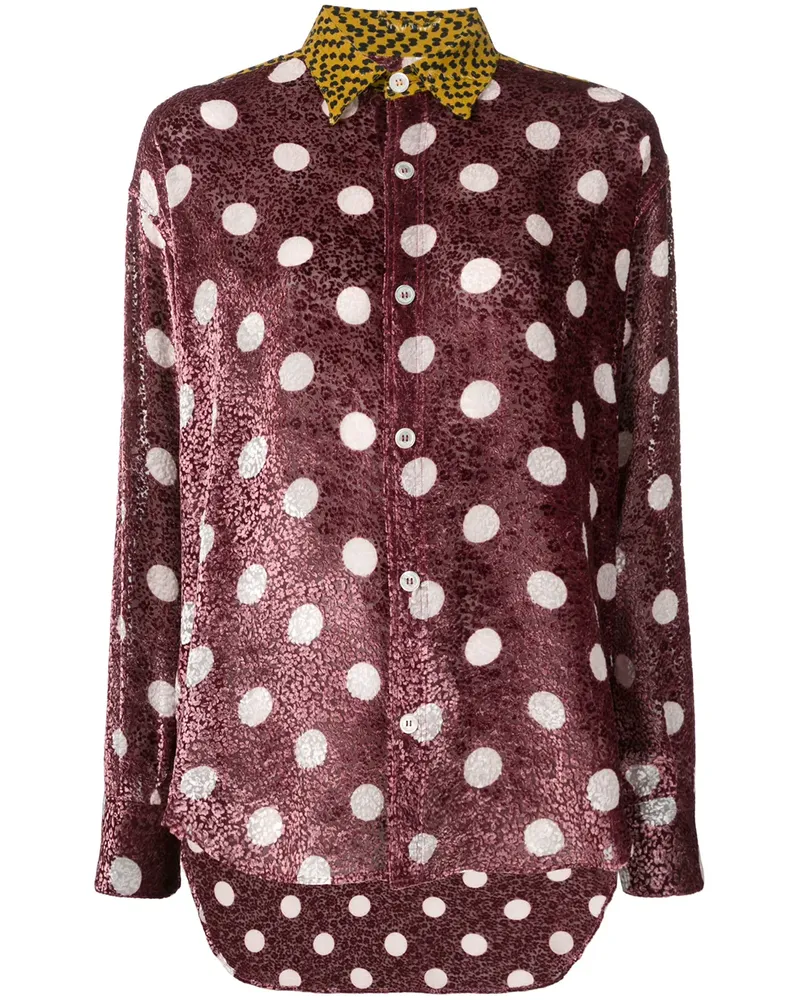 Golden Goose Gepunktetes Hemd - Rosa Rosa