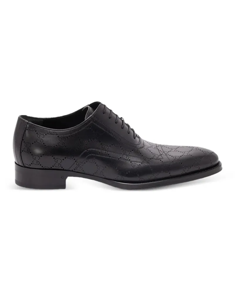 Gucci Oxford-Schuhe mit Budapestermuster - Schwarz Schwarz