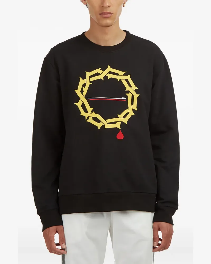 SERAPIS graphic-print sweatshirt - Schwarz Schwarz